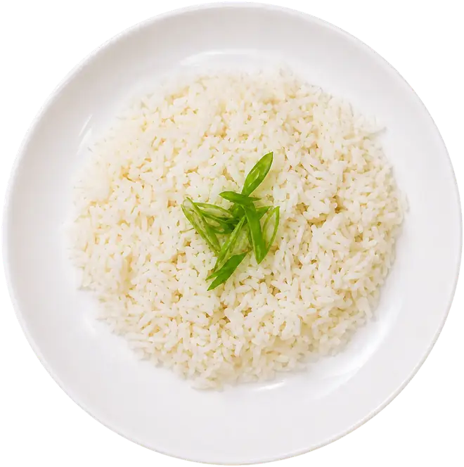 Fresh Fork Grill steamed white rice